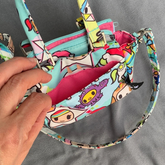 RARE Ju-Ju-Be JuJuBe X Tokidoki Itty Bitty Be Unikiki 2.0 Bag Purse blue mini - Picture 8 of 9